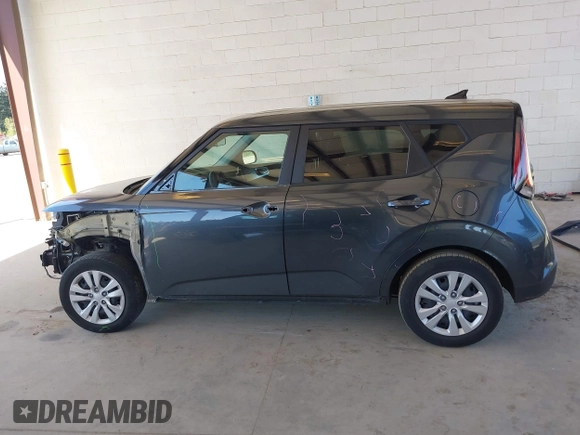 2023 Kia Soul LX with VIN KNDJ23AU6P7198389, listed as a IAAI auction lot 42057844 with 34,586 mi miles. Bid and sale history available at carsss.com. Image 15.