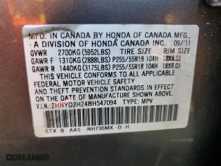 2011 Acura MDX with VIN 2HNYD2H24BH547094, listed as a Copart auction lot 52405695 with 109,872 mi miles and Clean Title. Bid and sale history available at carsss.com. Image 13.