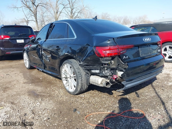 2018 Audi A4 Premium Plus with VIN WAUENAF44JA063134, listed as a IAAI auction lot 41764674 with 26,310 mi miles. Bid and sale history available at carsss.com. Image 6.