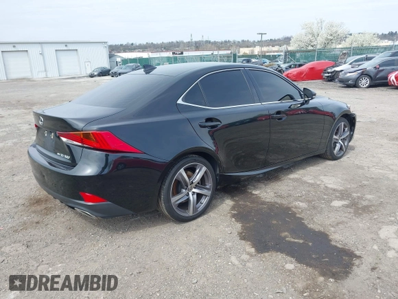 2018 Lexus IS 300 with VIN JTHC81D24J5032802, listed as a IAAI auction lot 41918847 with 69,953 mi miles and . Bid and sale history available at DreamBid. Image 4.