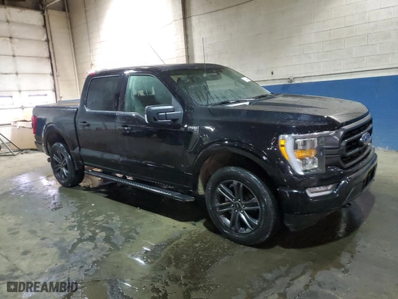 2022 Ford F-150 XL with VIN 1FTFW1E85NFB35749, listed as a Copart auction lot 41702445 with 38,013 mi miles and Clean Title. Bid and sale history available at carsss.com. Image 4.