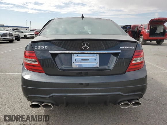 2012 Mercedes-Benz C 350 Sport with VIN WDDGF5HB2CR213828, listed as a Copart auction lot 76286344 with 32,985 mi miles and Salvage Title. Bid and sale history available at DreamBid. Image 6.