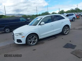 2016 Audi Q3 Premium Plus with VIN WA1EFCFS1GR006968, listed as a IAAI auction lot 42036018 with 77,329 mi miles and . Bid and sale history available at DreamBid. Image 18.