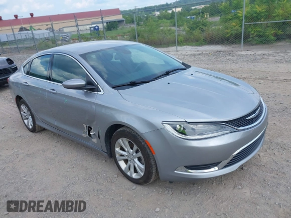 2015 Chrysler 200 Limited with VIN 1C3CCCAB9FN600103, listed as a IAAI auction lot 42750671 with 142,438 mi miles and . Bid and sale history available at DreamBid. Image 1.