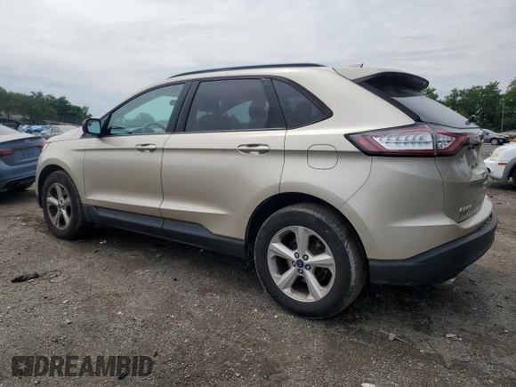 2017 Ford Edge SE с VIN 2FMPK4G94HBC41408, выставлен на аукционе Copart как лот 62564325 с пробегом 91 862 миль миль и Списание • Salvage title. История ставок и продаж доступна на DreamBid. Изображение 2.