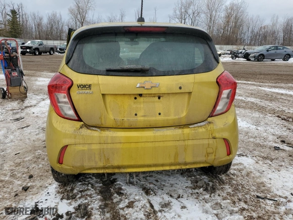 2022 Chevrolet Spark LS with VIN KL8CB6SA6NC032899, listed as a Copart auction lot 44359125 with 42,642 mi miles and Non Repairable. Bid and sale history available at carsss.com. Image 6.