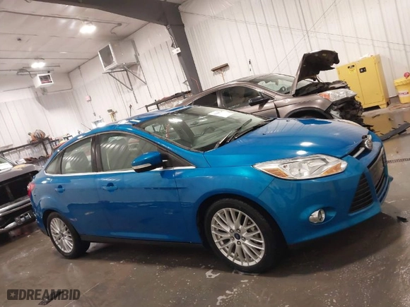 2012 Ford Focus SEL with VIN 1FAHP3H21CL451033, listed as a IAAI auction lot 41968123 with 39,796 mi miles. Bid and sale history available at carsss.com. Image 14.