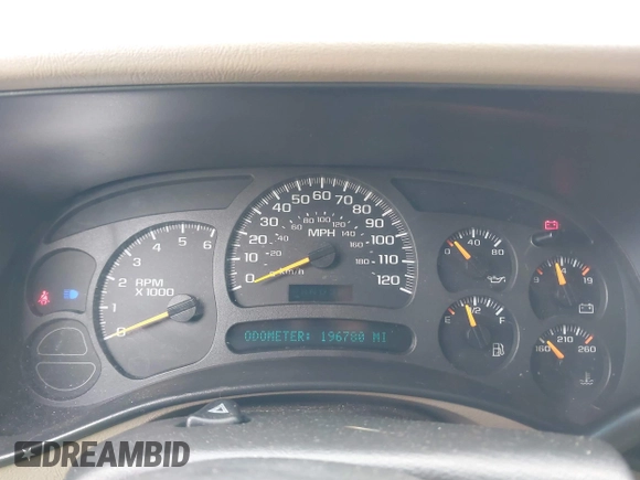2004 Chevrolet Tahoe Z71 with VIN 1GNEK13T64R210008, listed as a IAAI auction lot 41641964 with 196,780 mi miles and . Bid and sale history available at DreamBid. Image 7.