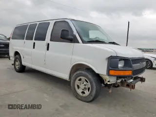 2005 Chevrolet Express Cargo with VIN 1GCFG15T451189011, listed as a Copart auction lot 54563365 with 298,232 mi miles and Salvage Title. Bid and sale history available at DreamBid. Image 4.