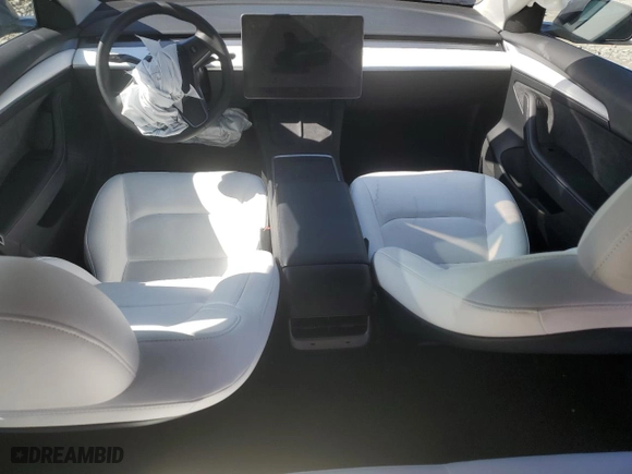 2023 Tesla Model 3 with VIN 5YJ3E1EA4PF670314, listed as a Copart auction lot 48144885 with 25,359 mi miles and Salvage Title. Bid and sale history available at carsss.com. Image 8.