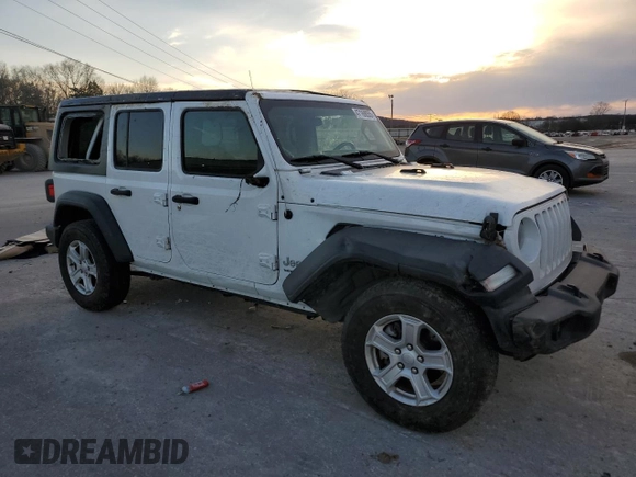 2020 Jeep Wrangler Unlimited Sport Altitude z VIN 1C4HJXDN5LW114561, wystawiony jako Copart lot #47169055 z przebiegiem 69 129 mil mil oraz Szkoda całkowita • Salvage title. Historia ofert i sprzedaży dostępna na DreamBid. Obrazek 4.