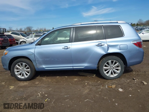 2008 Toyota Highlander Hybrid with VIN JTEEW41A982003915, listed as a IAAI auction lot 41757415 with 256,996 mi miles. Bid and sale history available at carsss.com. Image 14.