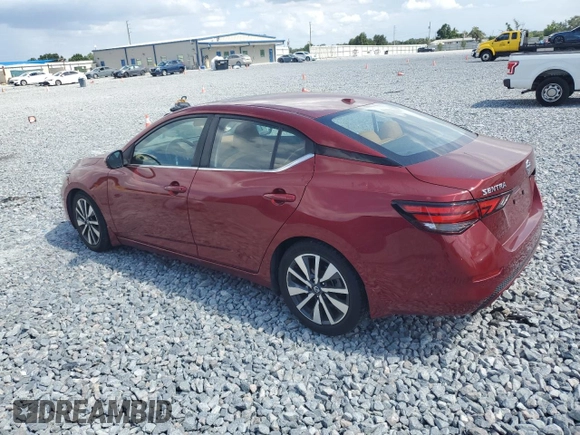 2020 Nissan Sentra SV with VIN 3N1AB8CV9LY306499, listed as a Copart auction lot 54952555 with 22,881 mi miles and Salvage Title. Bid and sale history available at DreamBid. Image 2.