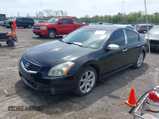 2007 Nissan Maxima 3.5 SL with VIN 1N4BA41E87C831283, listed as a IAAI auction lot 42045445 with 167,963 mi miles. Bid and sale history available at carsss.com. Image 2.