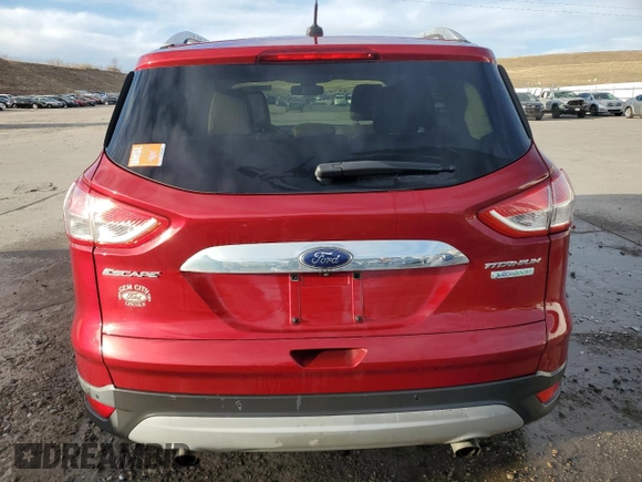 2014 Ford Escape Titanium with VIN 1FMCU0JX1EUB15697, listed as a Copart auction lot 48386535 with 86,178 mi miles and Salvage Title. Bid and sale history available at carsss.com. Image 6.