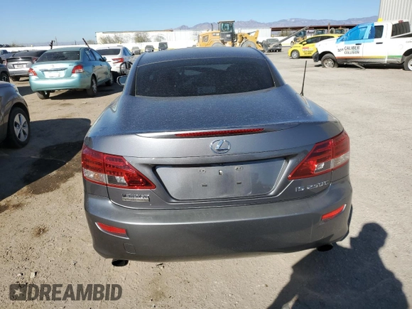 2012 Lexus IS 250 C with VIN JTHFF2C20C2525035, listed as a Copart auction lot 88471305 with 68,514 mi miles and Salvage title. Bid and sale history available at DreamBid. Image 6.