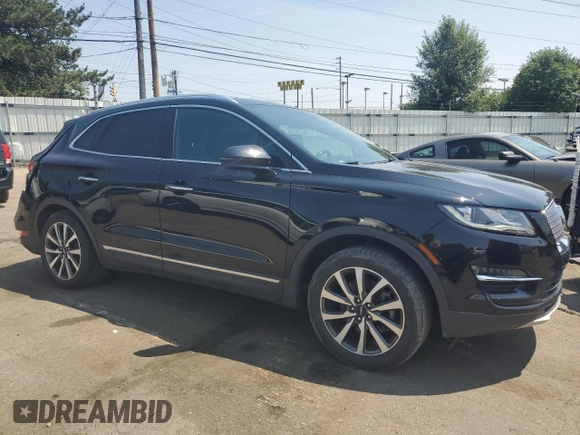 2019 Lincoln MKC Reserve with VIN 5LMCJ3C97KUL21835, listed as a Copart auction lot 60448605 with 46,193 mi miles and Salvage title. Bid and sale history available at DreamBid. Image 4.