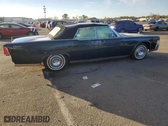 1965 Lincoln Continental with VIN 5Y86N428064, listed as a Copart auction lot 76812744 with 15,659 mi miles and Salvage Title. Bid and sale history available at DreamBid. Image 3.