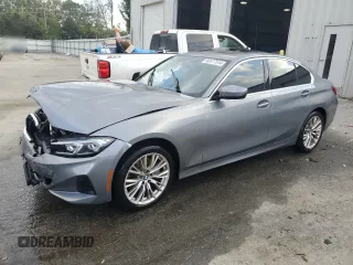 2024 BMW 3 Series 330i with VIN 3MW69FF07R8E53350, listed as a Copart auction lot 82477514 with 0 mi miles and Salvage Title. Bid and sale history available at carsss.com. Image 1.