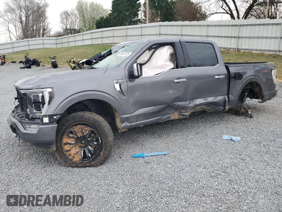2021 Ford F-150 XL with VIN 1FTFW1E50MFB09712, listed as a Copart auction lot 49047675 with 0 mi miles and Salvage Title. Bid and sale history available at carsss.com. Image 1.