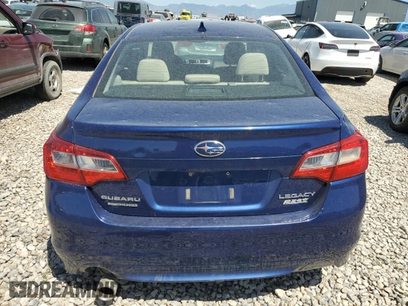 2017 Subaru Legacy Premium with VIN 4S3BNAD67H3050838, listed as a Copart auction lot 61399555 with 160,056 mi miles and Salvage title. Bid and sale history available at DreamBid. Image 6.