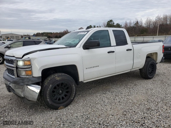2015 Chevrolet Silverado 1500 LS with VIN 1GCRCPEC3FZ164633, listed as a Copart auction lot 85131784 with 137,504 mi miles and Salvage Title. Bid and sale history available at carsss.com. Image 1.