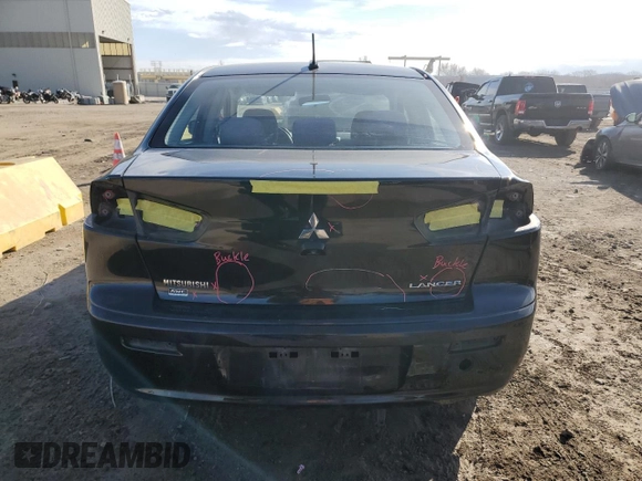 2015 Mitsubishi Lancer SE with VIN JA32V2FW7FU004855, listed as a Copart auction lot 46156835 with 101,011 mi miles and Salvage Title. Bid and sale history available at carsss.com. Image 6.