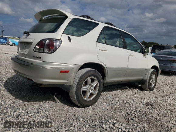 2001 Lexus RX 300 with VIN JTJHF10U210206770, listed as a Copart auction lot 55502095 with 195,369 mi miles and Clean Title. Bid and sale history available at DreamBid. Image 3.