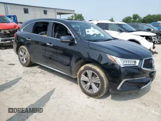 2020 Acura MDX with VIN 5J8YD4H39LL053717, listed as a Copart auction lot 59047285 with Not provided miles and Salvage title. Bid and sale history available at DreamBid. Image 4.