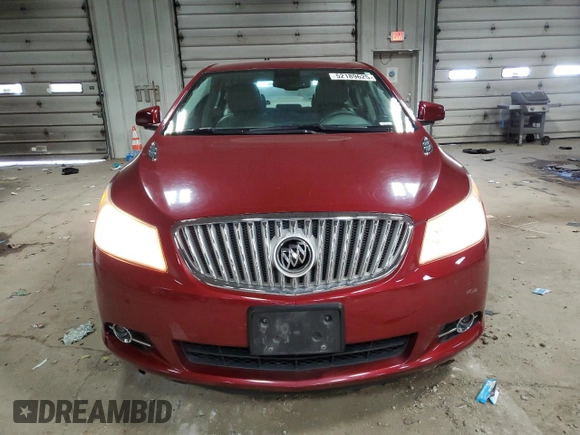 2010 Buick LaCrosse CXL with VIN 1G4GD5EG1AF258477, listed as a Copart auction lot 52189625 with 75,740 mi miles and Clean title. Bid and sale history available at DreamBid. Image 5.
