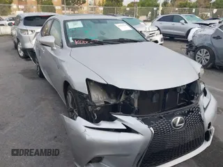 2014 Lexus IS 350 with VIN JTHBE1D28E5007718, listed as a IAAI auction lot 41915732 with 108,492 mi miles. Bid and sale history available at carsss.com. Image 1.