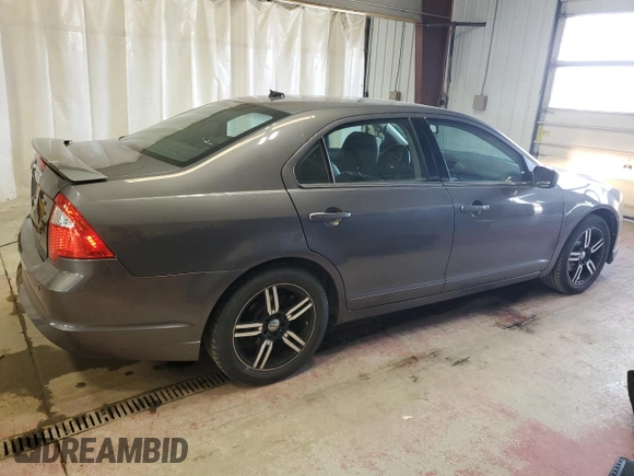 2012 Ford Fusion SEL with VIN 3FAHP0JA1CR281869, listed as a Copart auction lot 52486365 with 124,312 mi miles and Salvage Title. Bid and sale history available at carsss.com. Image 3.
