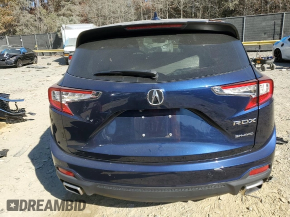 2023 Acura RDX w/Advance Package with VIN 5J8TC2H73PL016155, listed as a Copart auction lot 79388854 with 0 mi miles and Salvage Title. Bid and sale history available at carsss.com. Image 6.