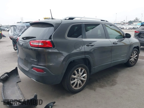 2017 Jeep Cherokee Limited z VIN 1C4PJLDB1HW607171, wystawiony jako IAAI lot #42489677 z przebiegiem 78 731 mil mil oraz . Historia ofert i sprzedaży dostępna na DreamBid. Obrazek 4.