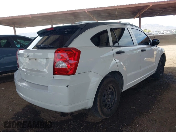 2008 Dodge Caliber SE with VIN 1B3HB28B38D656519, listed as a IAAI auction lot 42152064 with 209,292 mi miles. Bid and sale history available at carsss.com. Image 4.