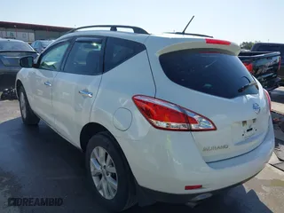 2012 Nissan Murano SL with VIN JN8AZ1MU4CW112724, listed as a IAAI auction lot 41861487 with 155,317 mi miles. Bid and sale history available at carsss.com. Image 3.