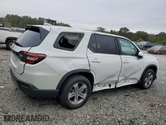 2023 Honda Pilot EX-L 8 Passenger with VIN 5FNYG2H41PB012669, listed as a Copart auction lot 78923604 with 21,953 mi miles and Salvage Title. Bid and sale history available at carsss.com. Image 3.