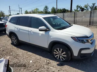 2021 Honda Pilot EX-L with VIN 5FNYF6H5XMB098322, listed as a Copart auction lot 54908275 with 0 mi miles and Salvage Title. Bid and sale history available at carsss.com. Image 4.