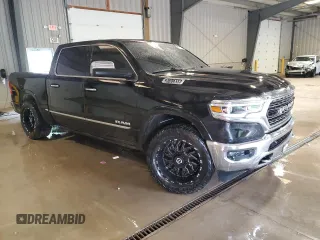 2019 Ram 1500 Limited with VIN 1C6SRFHT1KN810346, listed as a Copart auction lot 56713315 with 87,066 mi miles and Salvage title. Bid and sale history available at DreamBid. Image 4.