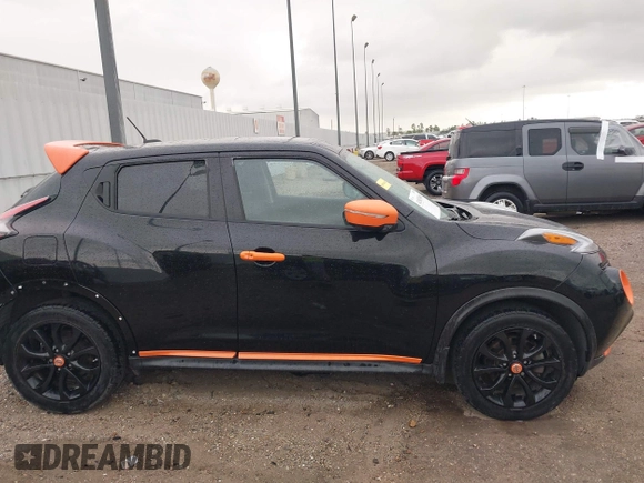 2015 Nissan Juke S with VIN JN8AF5MR0FT507629, listed as a IAAI auction lot 41803866 with 80,207 mi miles. Bid and sale history available at carsss.com. Image 14.
