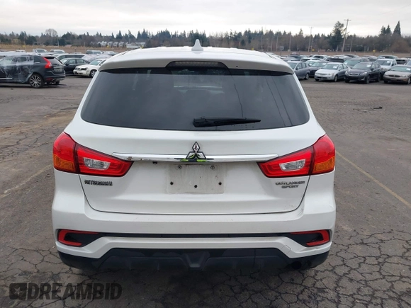 2018 Mitsubishi Outlander Sport ES 2.0 with VIN JA4AP3AU0JU002516, listed as a IAAI auction lot 41425391 with 104,574 mi miles. Bid and sale history available at carsss.com. Image 16.