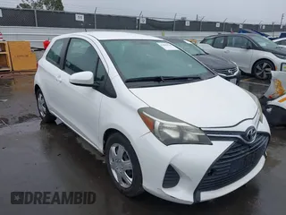 2015 Toyota Yaris L with VIN VNKJTUD30FA030021, listed as a IAAI auction lot 41805928 with 188,849 mi miles. Bid and sale history available at carsss.com. Image 1.