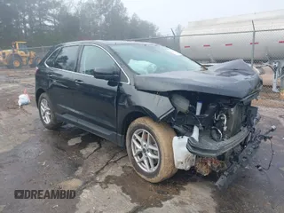 2023 Ford Edge SEL with VIN 2FMPK4J90PBA02641, listed as a IAAI auction lot 41649664 with 1 mi miles. Bid and sale history available at carsss.com. Image 1.