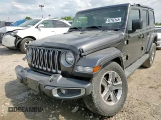 2019 Jeep Wrangler Unlimited Sahara with VIN 1C4HJXENXKW521630, listed as a Copart auction lot 56196145 with 56,753 mi miles and Salvage title. Bid and sale history available at DreamBid. Image 13.