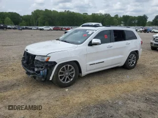 2014 Jeep Grand Cherokee Overland with VIN 1C4RJFCT2EC293743, listed as a Copart auction lot 54221695 with 169,312 mi miles and Clean Title. Bid and sale history available at DreamBid. Image 1.