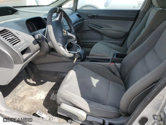 2010 Honda Civic Sdn DX-VP with VIN 2HGFA1F33AH526121, listed as a Copart auction lot 47438955 with 267,712 mi miles and Salvage Title. Bid and sale history available at carsss.com. Image 7.