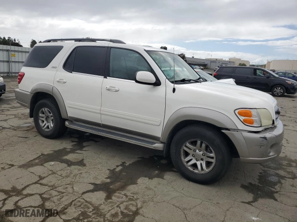 2004 Toyota Sequoia SR5 with VIN 5TDZT34A04S215352, listed as a Copart auction lot 49718005 with 275,765 mi miles and Salvage Title. Bid and sale history available at carsss.com. Image 4.