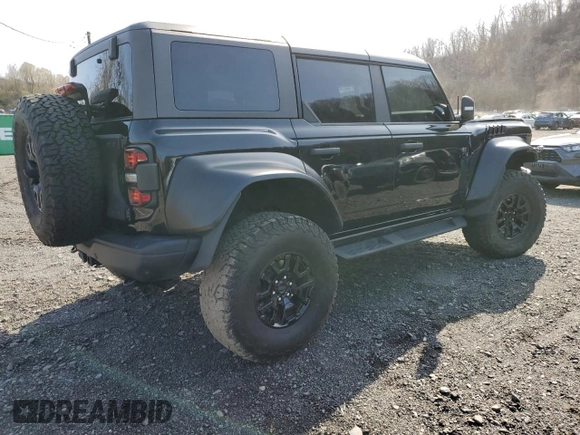 2023 Ford Bronco Raptor with VIN 1FMEE5JR4PLB71484, listed as a Copart auction lot 53314175 with 30,626 mi miles and Salvage title. Bid and sale history available at DreamBid. Image 3.