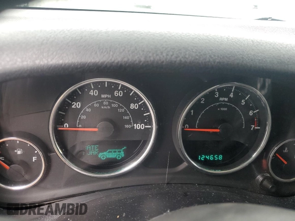 2012 Jeep Wrangler Unlimited Sport with VIN 1C4HJWDG8CL122067, listed as a Copart auction lot 58549805 with 124,658 mi miles and Clean title. Bid and sale history available at DreamBid. Image 9.