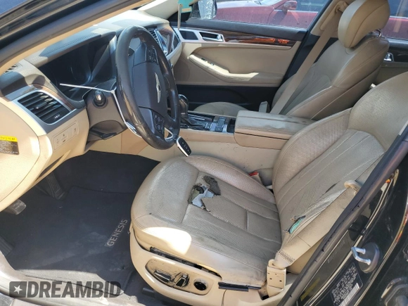 2016 Hyundai Genesis 3.8L with VIN KMHGN4JE1GU128926, listed as a Copart auction lot 66822664 with 164,245 mi miles and Clean Title. Bid and sale history available at carsss.com. Image 7.